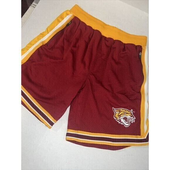 BCU ‘WILDCATS' By J Hack Burgundy Gold‎ Athletic Shorts Size Large-NWT - Picture 7 of 7